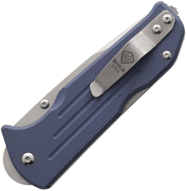 Main Street Bourbon Lockback Denim Folding Knife S45VN Drop Point