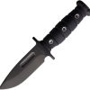 Main Street Luke Airman Fixed Blade 1095 Carbon Steel Black