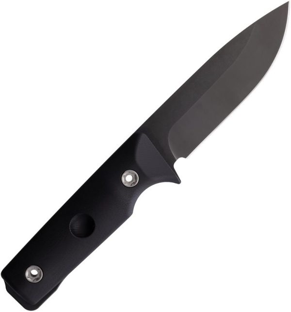 Main Street San Fixed Blade Black 4" 1095 Carbon Steel Knife