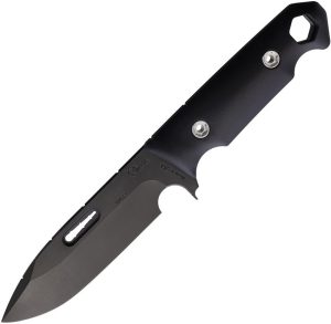 Main Street STA Sniper Fixed Blade Knife 1095 Carbon Steel Black