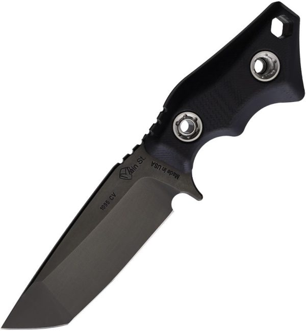Main Street Micro Tanto Fixed Blade Black 1095 Carbon Steel