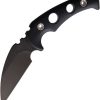 Main Street Fighting Utility Fixed Blade Knife Black 1095 Steel