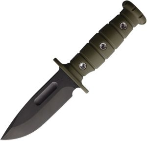 Main Street Luke Airman Fixed Blade 1095 Steel OD Green