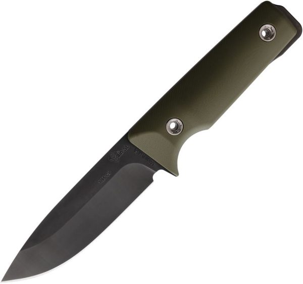 Main Street San Fixed Blade 4" 1095 Steel OD Green G10
