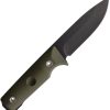 Main Street San Fixed Blade 4" 1095 Steel OD Green G10