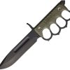 Main Street US 2024 Fixed Blade 1095 Carbon Steel OD Green G10