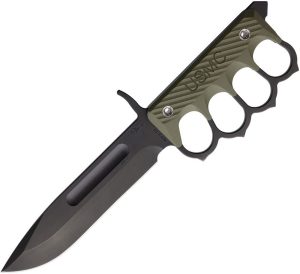 Main Street US 2024 Fixed Blade 1095 Carbon Steel OD Green G10
