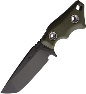 Main Street Micro Tanto Fixed Blade OD Green G10 1095 Steel