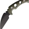 Main Street Fighting Utility Fixed Blade 1095 Carbon Steel OD Green