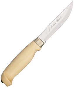 Marttiini Lynx 129 Fixed Blade Knife Stainless Steel Birch Handle