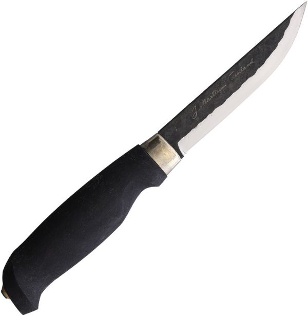 Marttiini Ilves Black Edition Fixed Blade 80CrV2 Carbon Steel Knife