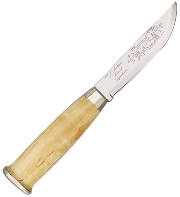 MN230010.jpg Marttiini Lapp Knife Fixed Blade Stainless Steel Birch Handle Finnish