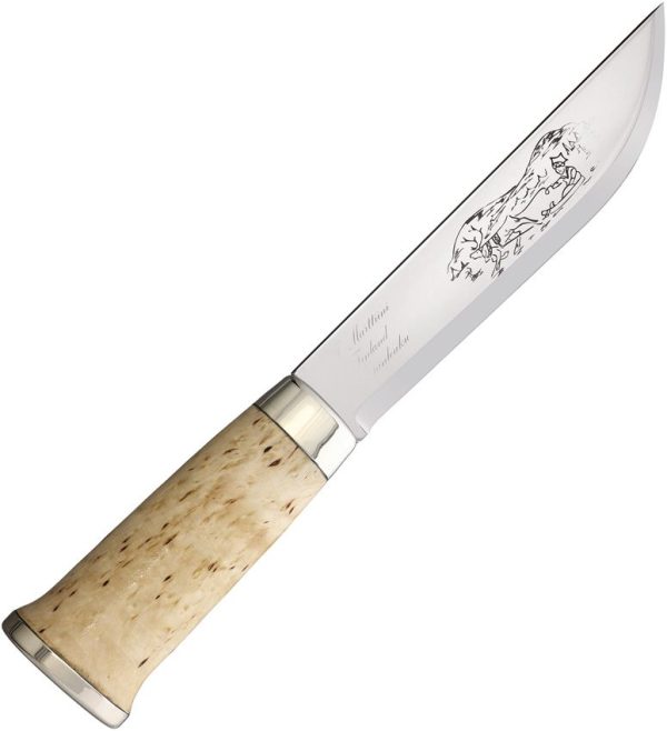 Marttiini Lapp Knife 250 Fixed Blade 6.25" Stainless Birch Handle