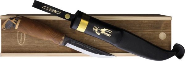 Marttiini Moose Knife Fixed Blade 80CrV2 Carbon Steel Birch