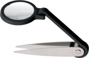 Miracle Point Magnifying Tweezers - 5x Power Stainless