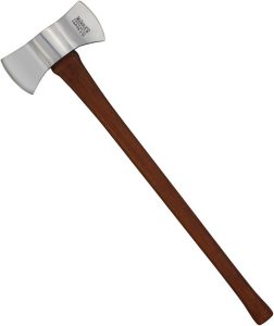 Marbles No.15 Double Bit Axe 27" Carbon Steel Brown Wood Handle
