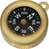 Marbles Pocket Compass Brass Luminous Dial