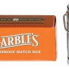 Marbles Match Safe Waterproof Stainless 1900 Patent