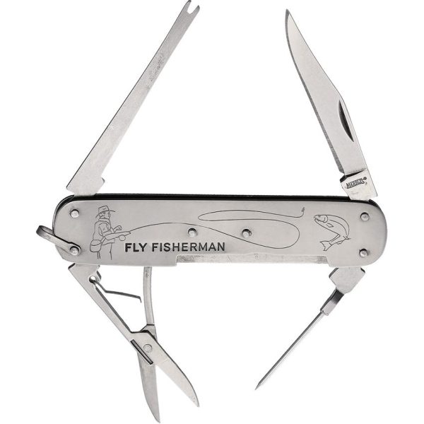 Marbles Fly Fisherman Stainless Multi-Tool Pocket Knife