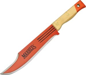 Marbles Jungle Bowie 10 Inch Orange Finish Blade