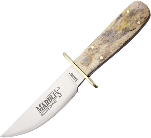 Marbles Cowboy Knife - Bone Handle Fixed Blade