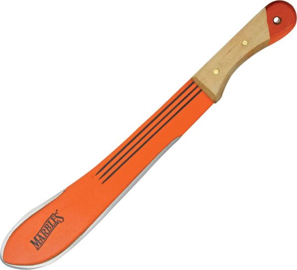 Marbles Bolo Camp Knife - Orange Finish Blade