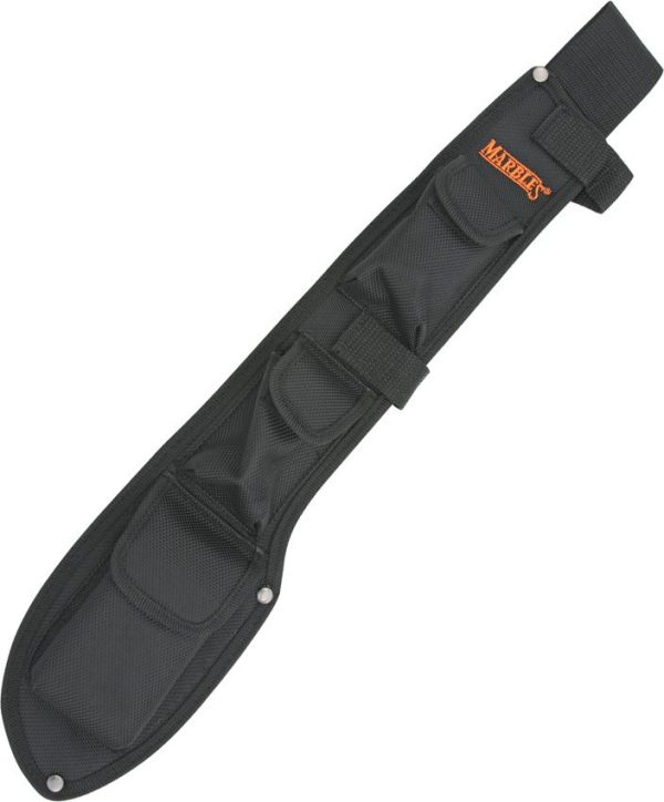 Marbles Bolo Camp Knife Belt Sheath - Black Nylon
