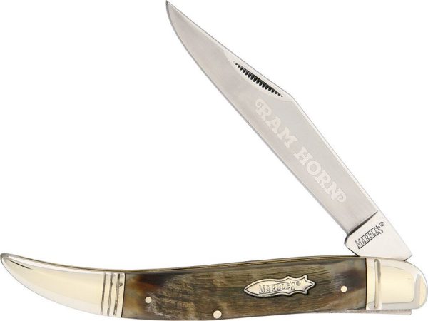 Marbles Large Toothpick Rams Horn Folding Knife 3.75" Blade