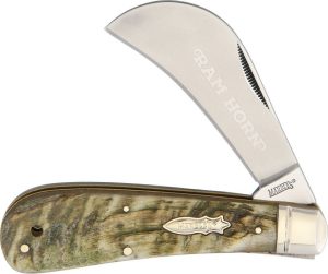 Marbles Hawkbill Folding Knife Ram's Horn 3.25" Stainless