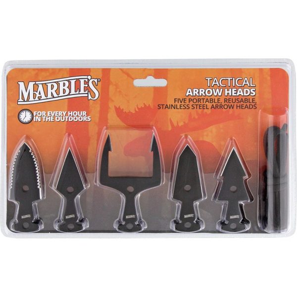 Marbles Tactical Arrowhead Set Black Finish