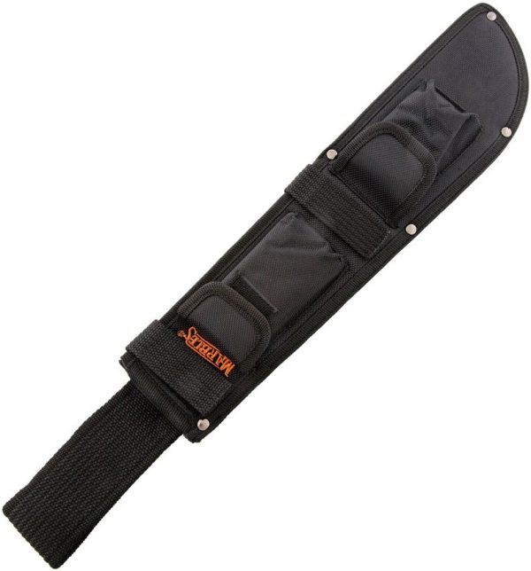 Marbles Machete Sheath with Sharpening Stone Black