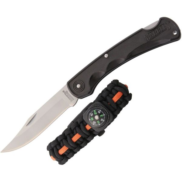 Marbles Bushy Mountain Survival Lockback - Black