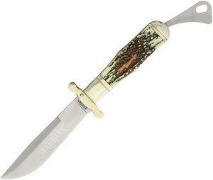 MR416.jpg Marbles Safety Folder Imitation Stag 4.5" Blade