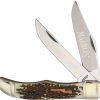 Marbles Folding Hunter Imitation Stag 5.25" Folding Knife