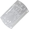 Marbles Fishing Card Tool Stainless Steel