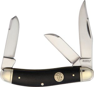 Marbles Sowbelly D2 Folding Knife Black Micarta 3.75"