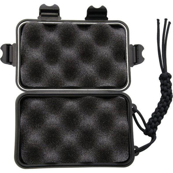 Marbles Plastic Survival Box Black - O-Ring Seal