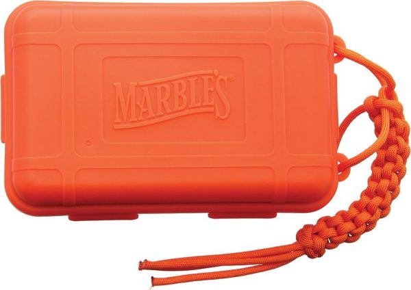 MR439.jpg Marbles Plastic Survival Box Orange - O-Ring Seal