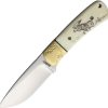 Marbles Fixed Blade Scrimshaw - Moose Bone Handle