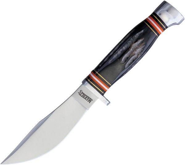 Marbles Fixed Blade Horn Handle Hunting Knife