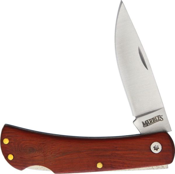 MR470.jpg Marbles Wood Lockback Folding Knife 2.5in Satin Blade