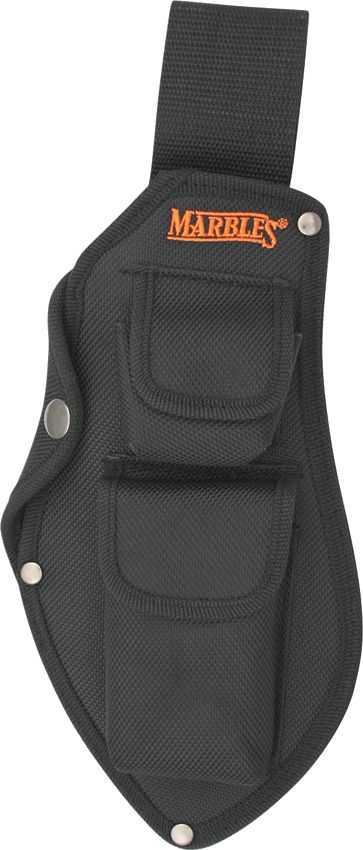 Marbles Bolo Camp Cleaver Belt Sheath - Black Nylon