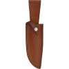 Marbles Stacked Leather Hunter - 7in Clip Point