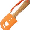 Marbles Chopper Orange Fixed Blade - Full Tang