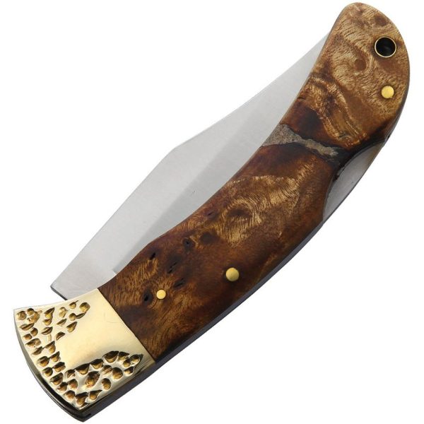 MR562_add_01.jpg Marbles Large Lockback Folding Knife Burl Wood 3.5in Blade