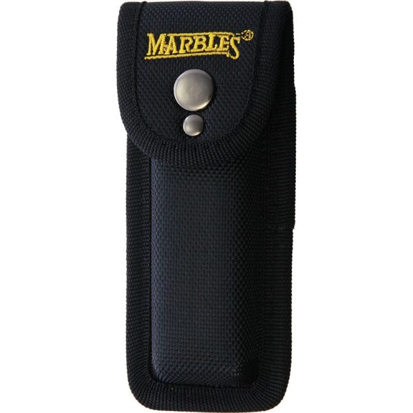 Marbles Lockback Folding Knife Orange Checkered 3.75" Blade