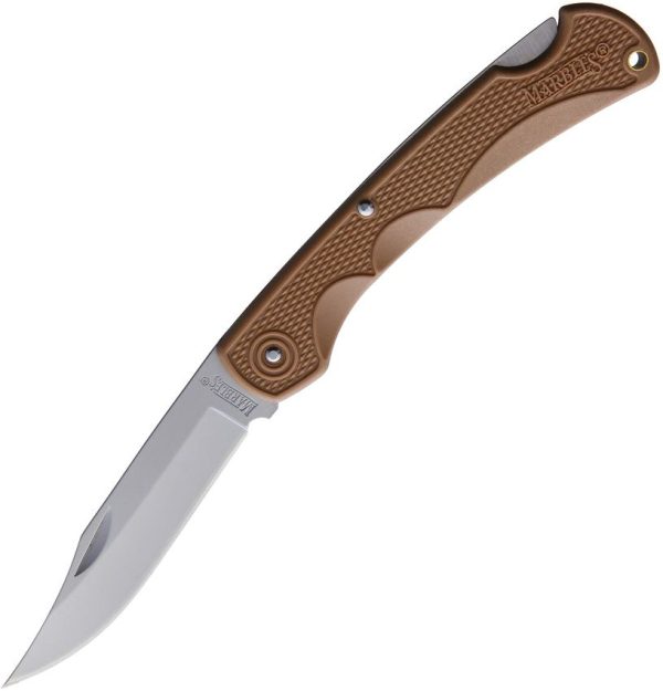 MR566.jpg Marbles Lockback Folding Knife 3.75" Stainless Desert Tan