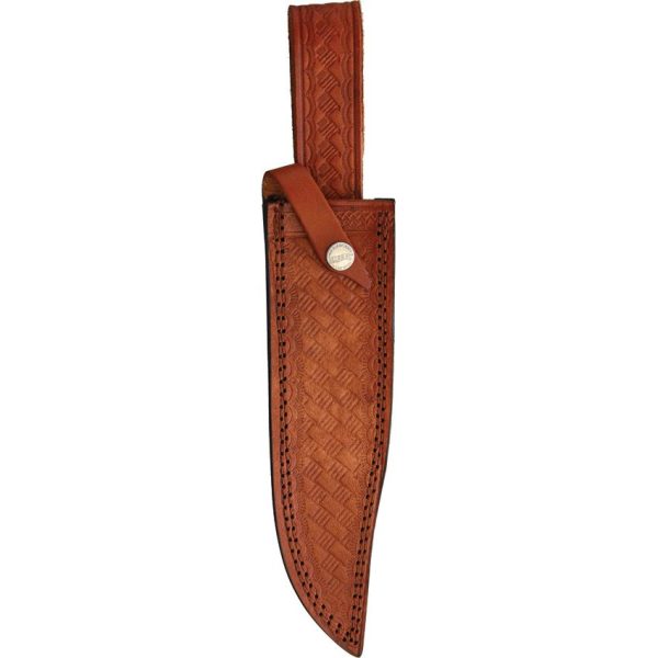 Marbles Damascus Bowie 9" Fixed Blade Knife Stag Handle Sheath