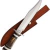 Marbles Stag Bowie Fixed Blade Knife 8.75" Stainless Steel