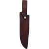 Marbles Stacked Leather Bowie Fixed Blade - 9 Inch